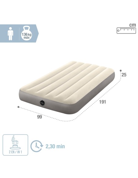 Colchón hinchable individual INTEX | Distria