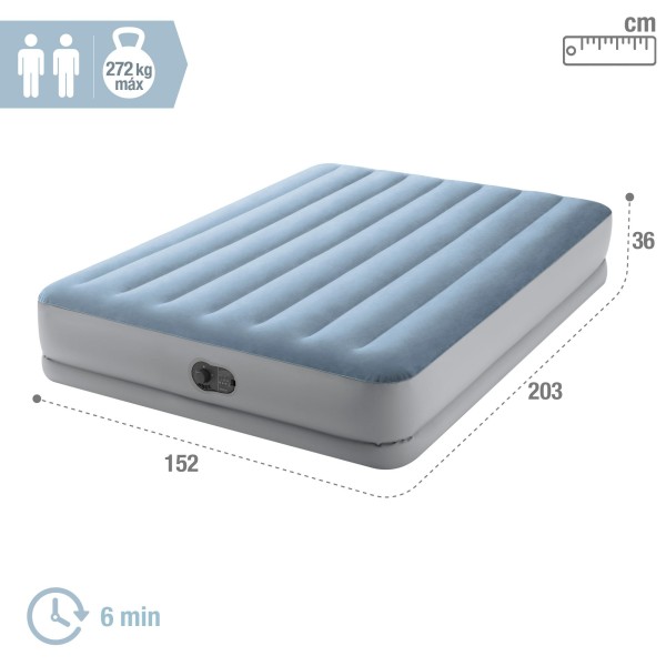 Colchón hinchable INTEX doble 152x203 cm | Distria
