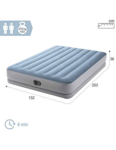Colchón hinchable INTEX doble 152x203 cm | Distria