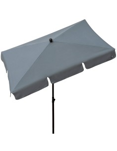Parasol rectangular gris - sombrillas y parasoles | Distria