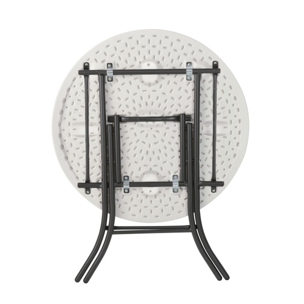 Mesa plegable redonda Lifetime | Distria.com