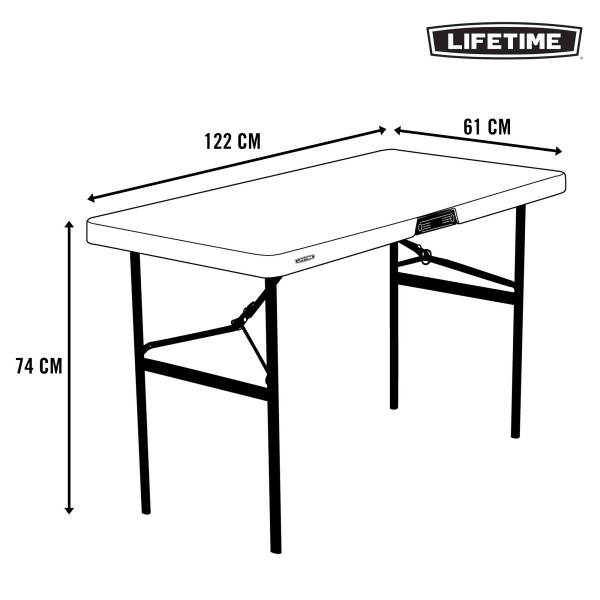 Mesa auxiliar plegable Lifetime | Distri