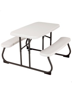 Mesa picnic infantil con bancos Lifetime | Distria.com