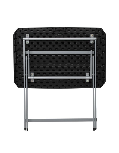 Mesa auxiliar plegable negra Lifetime | Distria