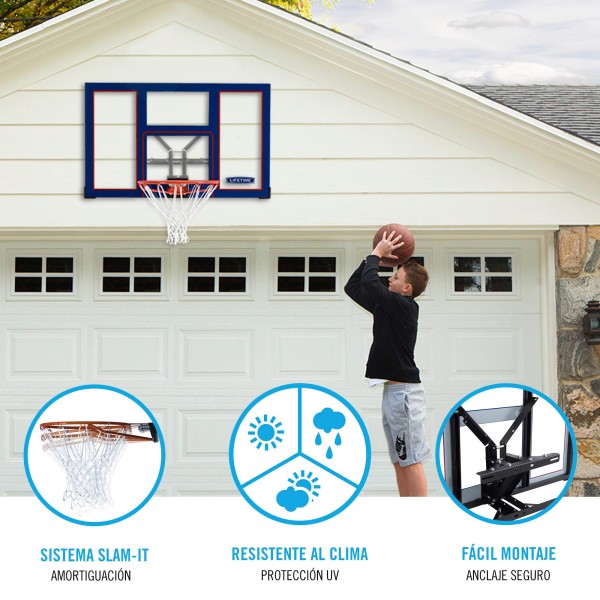 Tablero baloncesto ultrarresistente LIFETIME | Distria