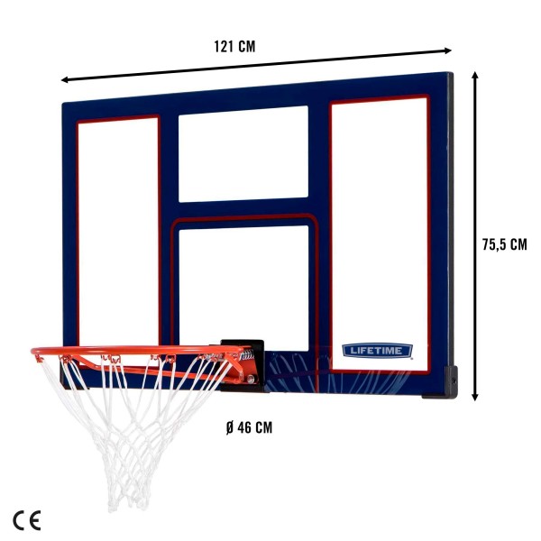 Tablero baloncesto ultrarresistente LIFETIME | Distria