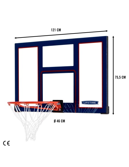 Tablero baloncesto ultrarresistente LIFETIME | Distria