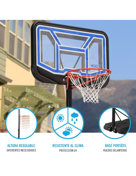 Canasta de baloncesto portátil LIFETIME | Distria