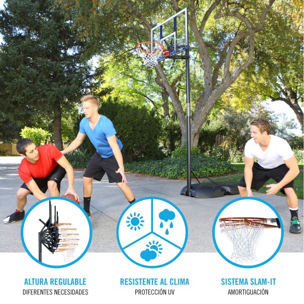 Canasta baloncesto portátil altura regulable LIFETIME | Distria