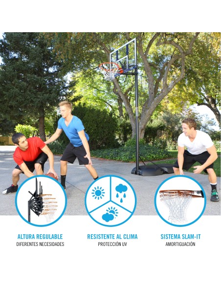 Canasta baloncesto portátil altura regulable LIFETIME | Distria