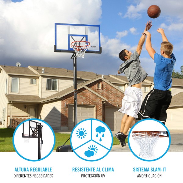 Canasta baloncesto portátil LIFETIME | Distria