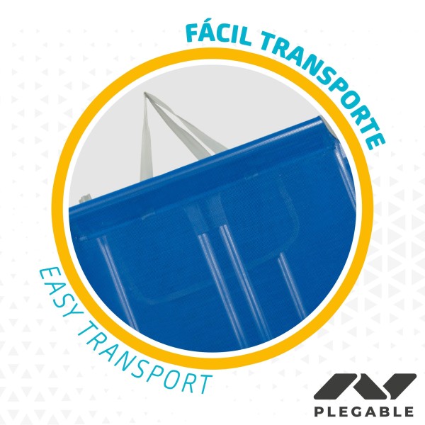 Tumbona plegable de playa con parasol | Distria