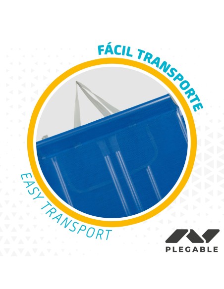 Tumbona plegable de playa con parasol | Distria