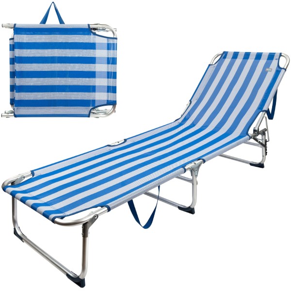 Tumbona plegable de playa de aluminio | Distria