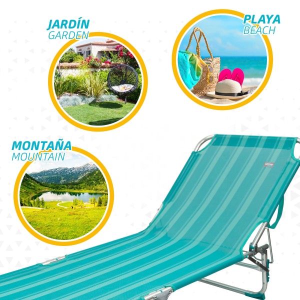 Tumbona de playa plegable ligera | Distria