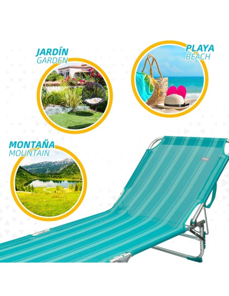 Tumbona de playa plegable ligera | Distria