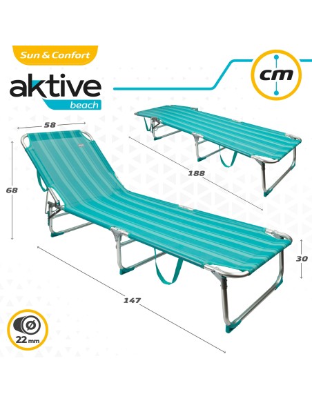 Tumbona de playa plegable ligera | Distria