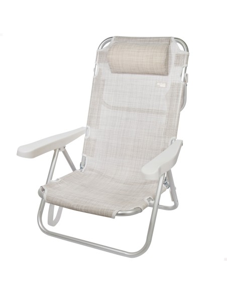 Silla plegable con respaldo reclinable | Distria