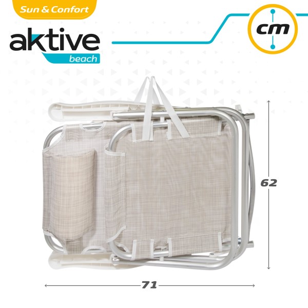 Silla plegable con respaldo reclinable | Distria