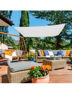 Toldo vela rectangular jardín | DISTRIA 2