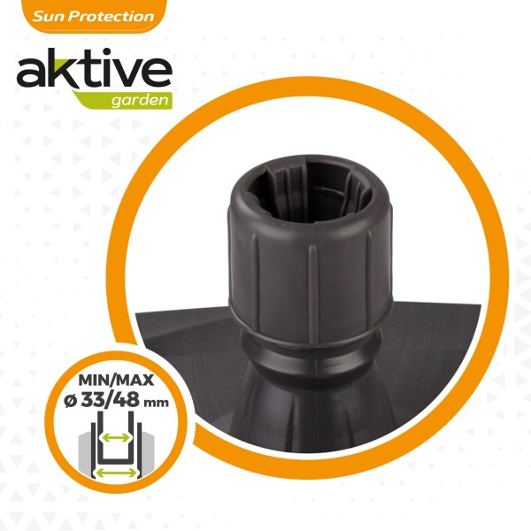 Base sombrilla cuadrada Aktive 33-48 mm | Parasoles Distria