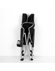 Silla plegable camping negro Aktive | Distria 2
