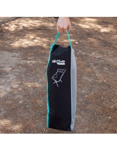 Silla plegable camping ultracompacta con cojín Aktive | Distria 2