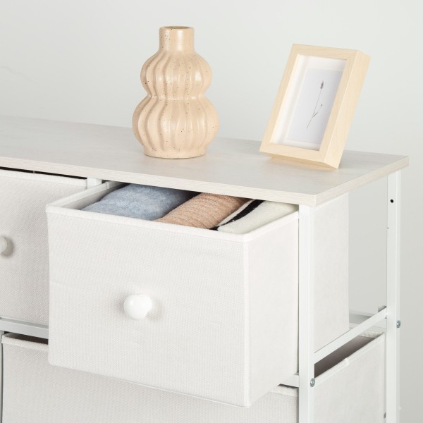 Cómoda blanca 9 cajones Max Home | Distria