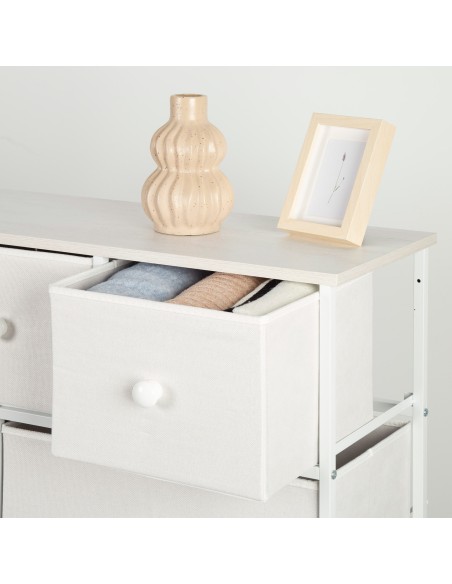 Cómoda blanca 9 cajones Max Home | Distria