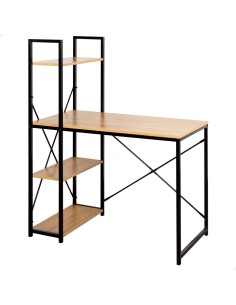 Mesa escritorio estantería Max Home 120x64x120 cm | Distria