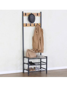 Perchero zapatero Max Home 60x40x175 cm | Distria 2