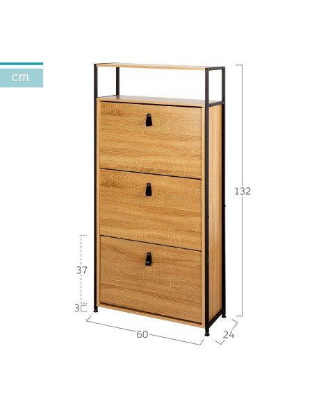 Mueble zapatero recibidor 3 cajones Max Home | Distria