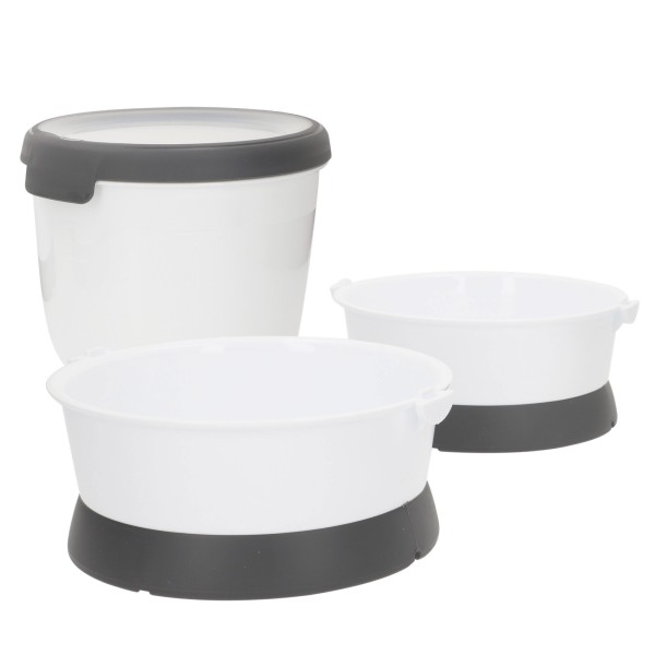 Curver Kit de viaje para perros con 3 recipientes | Distria