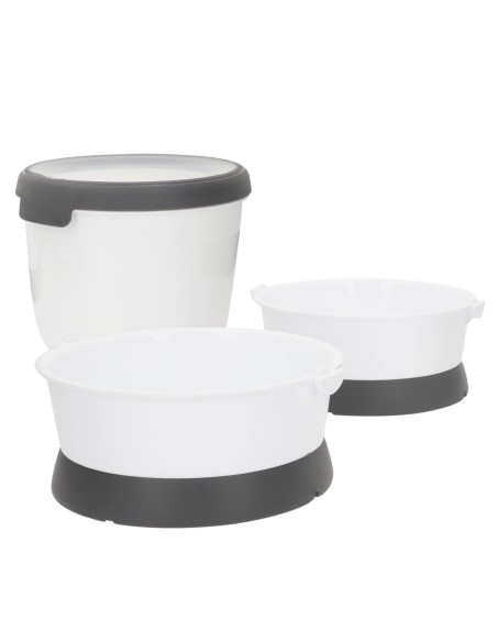 Curver Kit de viaje para perros con 3 recipientes | Distria