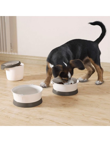 Curver Kit de viaje para perros con 3 recipientes | Distria