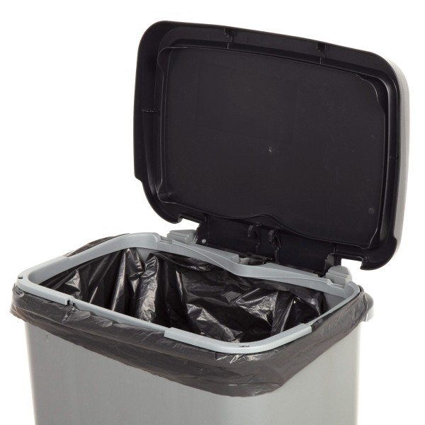 Cubo de basura Curver Compatta 25L gris | Distria