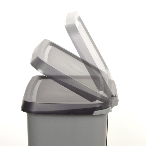 Cubo de basura Curver Compatta 25L gris | Distria