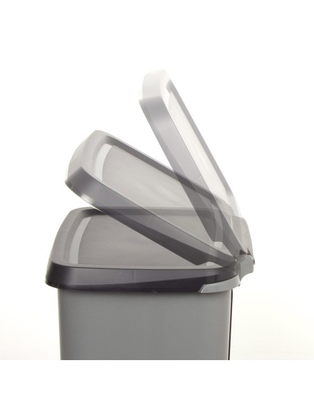 Cubo de basura Curver Compatta 25L gris | Distria