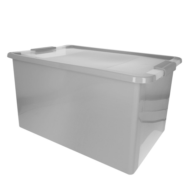 Caja de almacenaje Curver Bi-Box 40L gris | Distria