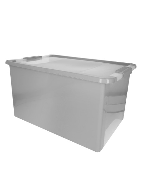 Caja de almacenaje Curver Bi-Box 40L gris | Distria