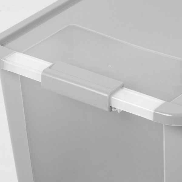 Caja de almacenaje Curver Bi-Box 40L gris | Distria