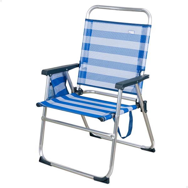 Silla de playa plegable a rayas - Silla playa | Distria