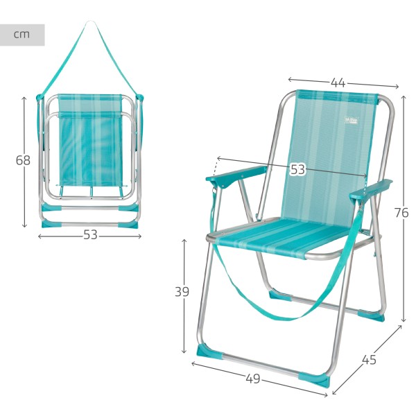 Silla alta de playa | Distria