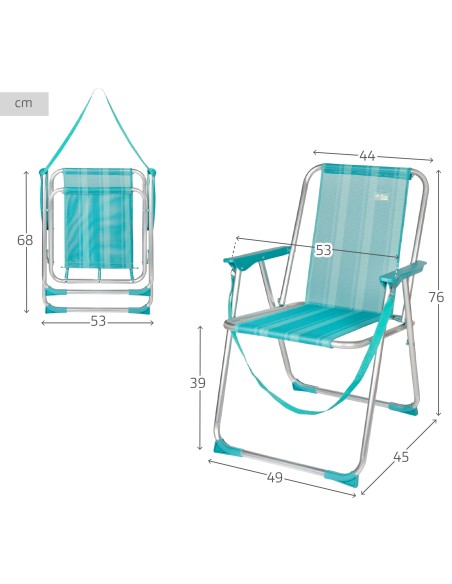 Silla alta de playa | Distria