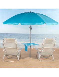 Sombrilla playa grande con mesa | Distria 2