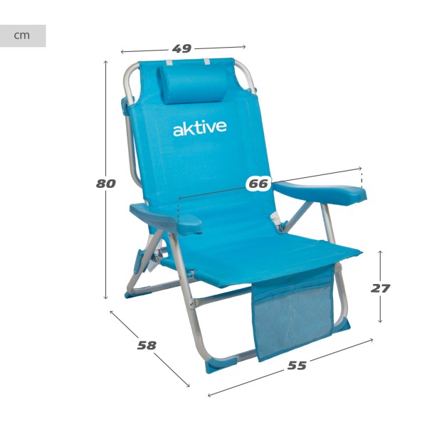 Silla plegable para transportar estilo mochila | Distria