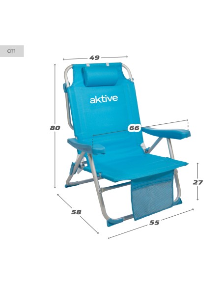 Silla plegable para transportar estilo mochila | Distria