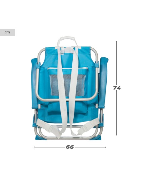 Silla plegable para transportar estilo mochila | Distria