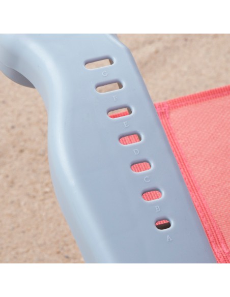 Silla de playa plegable coral 8 posiciones Aktive | Distria