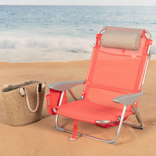 Silla plegable multiposición Coral - Sillas de Playa | Distria